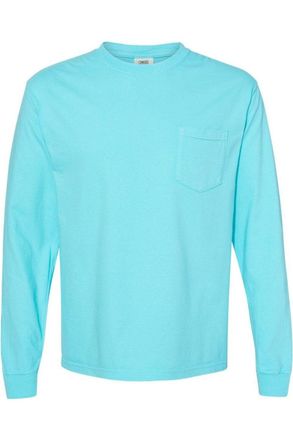 Comfort Colors Garment-Dyed Heavyweight Long Sleeve Pocket T-Shirt