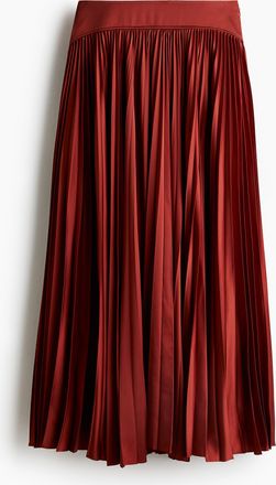 H&M Plisseejupe - Orange