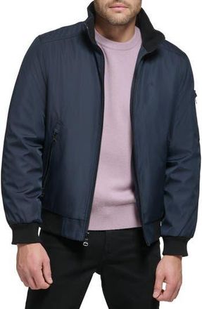 Calvin Klein Classic Water Resistant Bomber Jacket in True Navy at Nordstrom Rack, Size Xx-Large