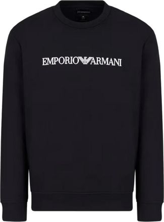 Emporio Armani Hombre, Sudaderas, Azul, Talla: L