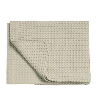 Vandyck katoenen bedsprei pique waffle (zandgrijs) (160x250 cm)