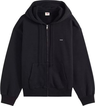 Levi's Dames, Sweatshirts & Hoodies, Zwart, Maat: S