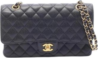 Chanel Pre-owned Vintage Schoudertas - Dames - Vintage Schoudertas - Zwart - ONE Size - Leer - Vintage