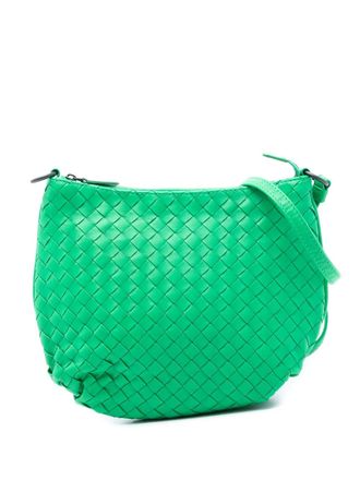 Bottega Veneta 2012-2025 Nappa Intrecciato shoulder bag - women - Nappa Leather - One Size - Green