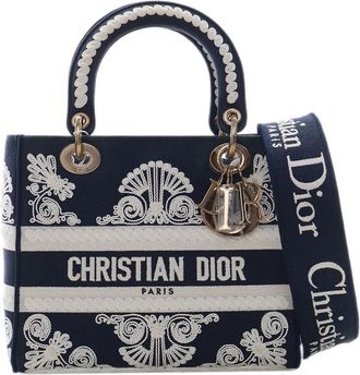 Dior Pre-owned Dior Medium Embroidered Canvas Cornely Lady D Lite Ladies 5MNA3K2EL8L4Z2NQ