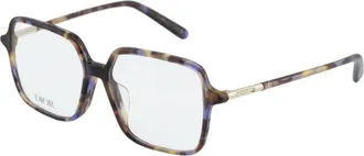 Dior MINICDOS2I2400 Tortoiseshell Square Full-Rim Eyeglasses - Brown