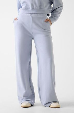 Guess Yayoi Wide Leg Sweatpants in Blue at Nordstrom, Size X-Small