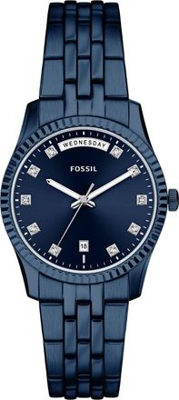 Fossil Womens Scarlette Blue Dial Watch