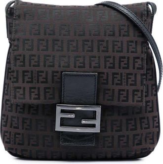 Fendi Pre-owned Fendi Zucchino Canvas Crossbody Ladies VT1KMA9AHDZ7R3TX