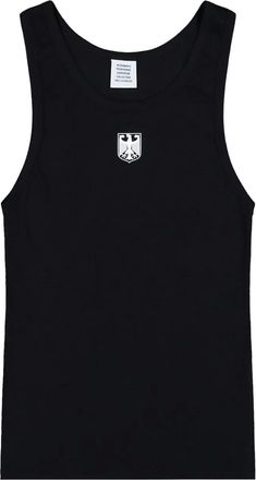 VETEMENTS Canotta con motivo aquila - Nero