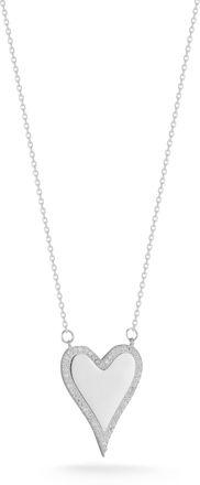 Glaze Jewelry Sterling Silver Dagger Heart Necklace