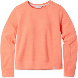 Stio | Womens Turpin Fleece Crew Top, Size Medium in Ember Heather