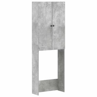 vidaXL Mueble De Ba&ntilde;o Alkmaar Gris Hormig&oacute;n 66 X 25,5 X 190 Cm Vidaxl