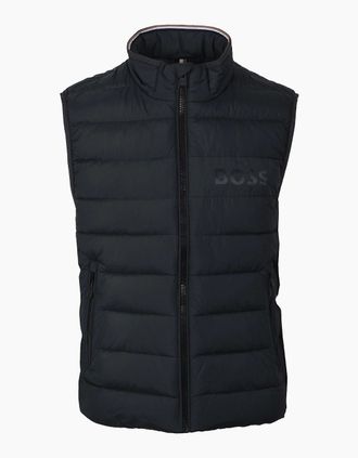HUGO BOSS Mens Boss Black H CENITO GILET OPEN GREEN - Size: 46