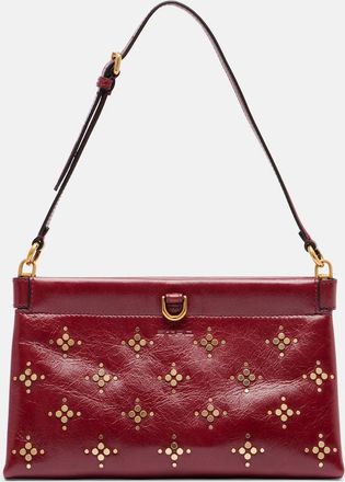 Etro Talk XS studded leather clutch
