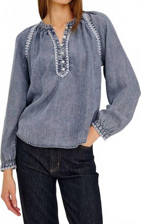 Rails Tali Blouse In Blue Ridge