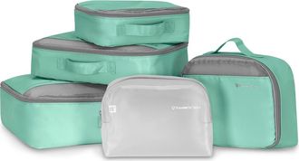 Travelers Choice 5-Piece Packing Cube Set in Mint at Nordstrom Rack