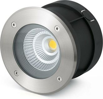 Fabas Luce Fabas Luce - Faro Suria-12 - led Outdoor Recessed Spotlight Narrow Beam Angle Matt Nickel IP67