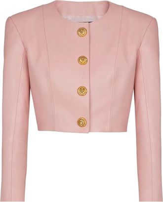 Balmain Button Lambskin Jacket