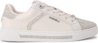 Carvela Womens Daze Jewel Pearl Sneakers - White - Size UK 5