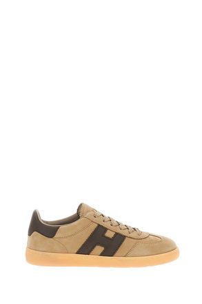 Hogan Beige Suede Leather Cool Sneakers