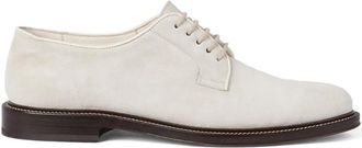 Brunello Cucinelli Su&egrave;de derby schoenen - Beige