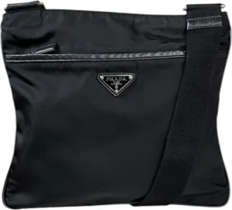 Prada Black Nylon Shoulder Bag (Pre-Owned)