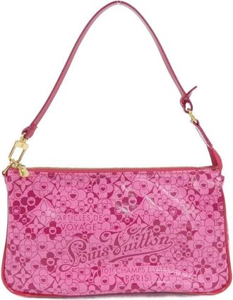 Louis Vuitton Rose Pvc Pochette Pouch (Pre-Owned)