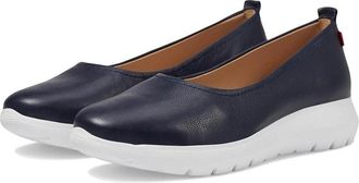 Marc Joseph New York James Street Flats WomensM Blue Napa Leather HTAT1644