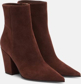 Gianvito Rossi Keinna 85 suede ankle boots