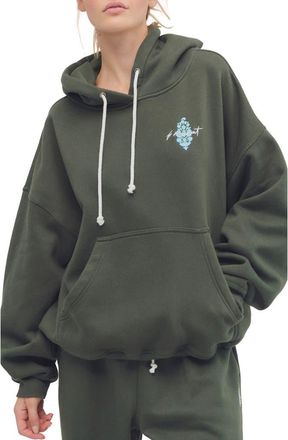 Free People FP Movement Final Call Graphic Hoodie in Ivy Combo at Nordstrom, Size Medium