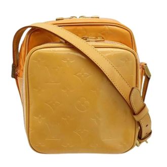 Louis Vuitton Pre-owned Cross Body Bags, male, Brown, Size: ONE SIZE Pre-owned Monogram Vernis Shoulder Bag