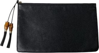 Gucci Pre-owned Clutches, female, Black, Size: ONE SIZE Pre-owned Clutch Bag