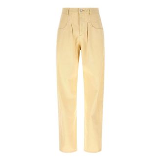 Isabel Marant Jeans, Dames, Beige, S, Katoen, Lisha Broek