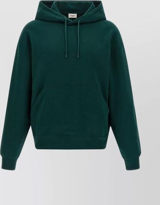Saint Laurent hoodie with drawstring and kangaroo pocket