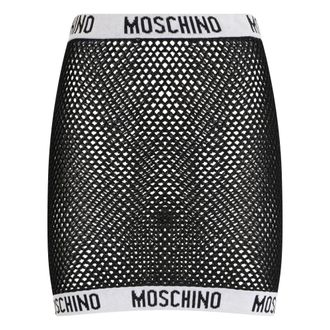 Moschino Dames, Rokken, Zwart, Maat: S Katoen