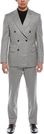 HUGO BOSS 2pc Wool Suit with Flat Front Pant