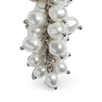 Simone Rocha Womens Pearl Cluster Earrings White Faux