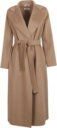 Max Mara Dames, Mantels, Bruin, Maat: 2XS Zijde