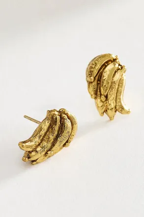 Alemais ALEMAIS Jem Banana Post Earrings