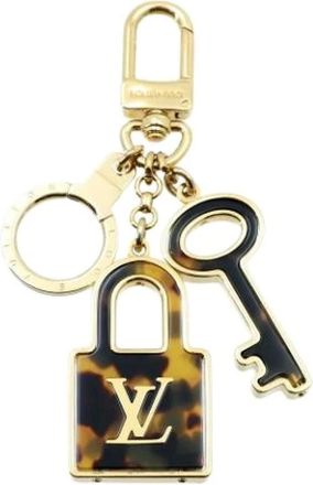 Louis Vuitton Pre-owned Accessories, female, Brown, Size: ONE SIZE Pre-owned Canvas Key Holder