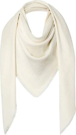 Fendi Off White Logo Jacquard Scarf
