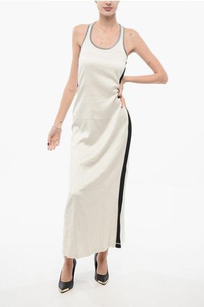 Diesel Viscose Slip Dress with Embroidered Logo size Xs