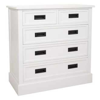 Wanderlust Deco Wanderlust Deco - C&oacute;moda De Madera Blanca 80x40x80,5