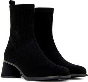 Camper Kiara Knit Bootie in Black at Nordstrom Rack, Size 36