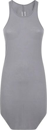 Rick Owens Canotta a coste con scollo olimpionico - Grigio