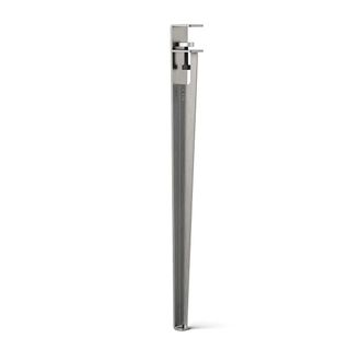 Tiptoe Tisch- und Schreibtischbein H 75 cm, CORE, Edelstahl