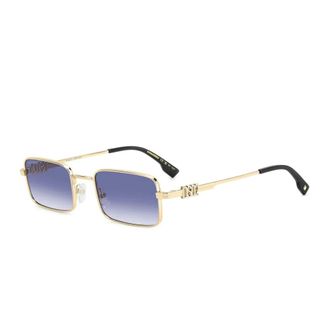 Dsquared2 Sunglasses, unisex, Yellow, Size: 52 MM Maple Leaf Metal Sunglasses