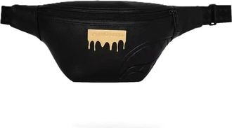 Sprayground Belt Bags, unisex, Black, Size: ONE SIZE Gold Brick Lux Savvy Crossbody