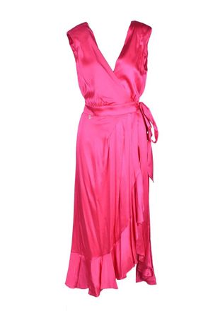 Pinko Long Dress - Fuchsia